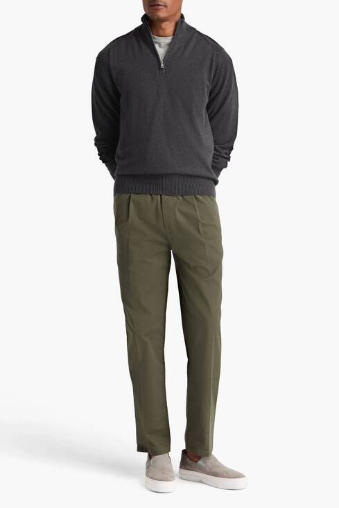 ORLEBAR BROWN Other - NEW ORLEBAR BROWN lennard cashmere half-zip sweater in night iris